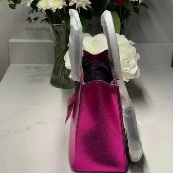 Kate Spade New York Trista Crinkle Patent Shopper Tote Shoulder Bag NWT - Picture 7 of 10